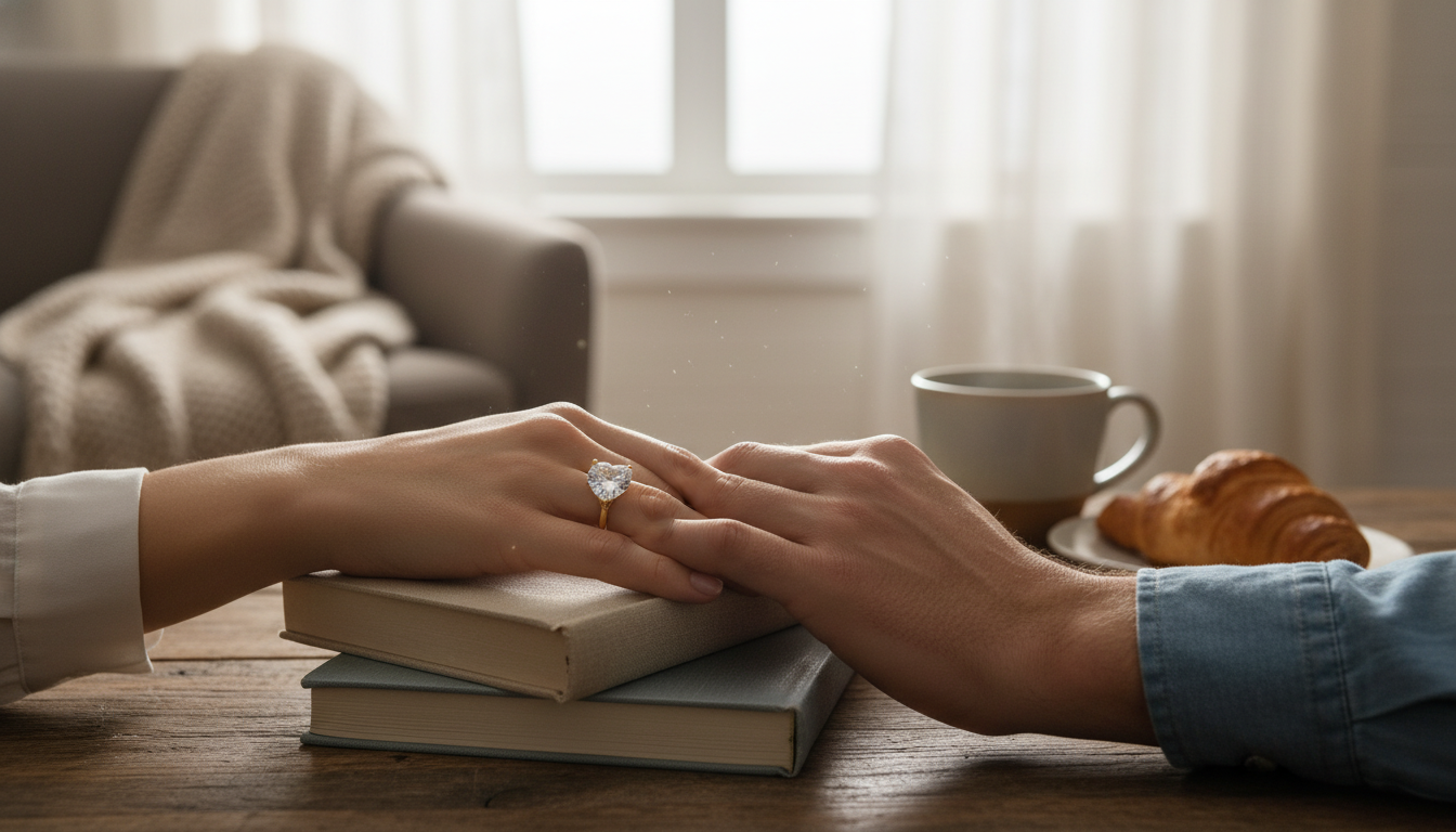 14K Gold 3ct Heart Moissanite Ring: Engagement Favorite