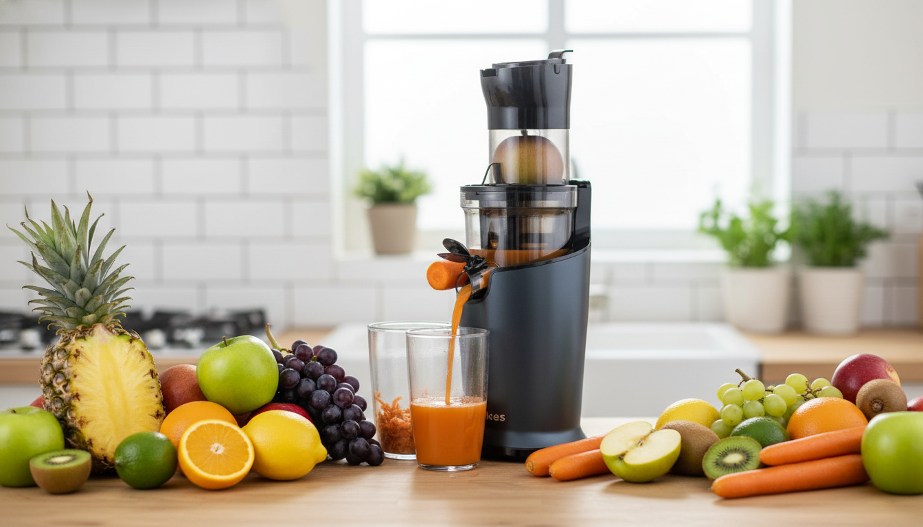 78mm Wide-Chute Cold Press Juicer: Slow, Smooth Juice