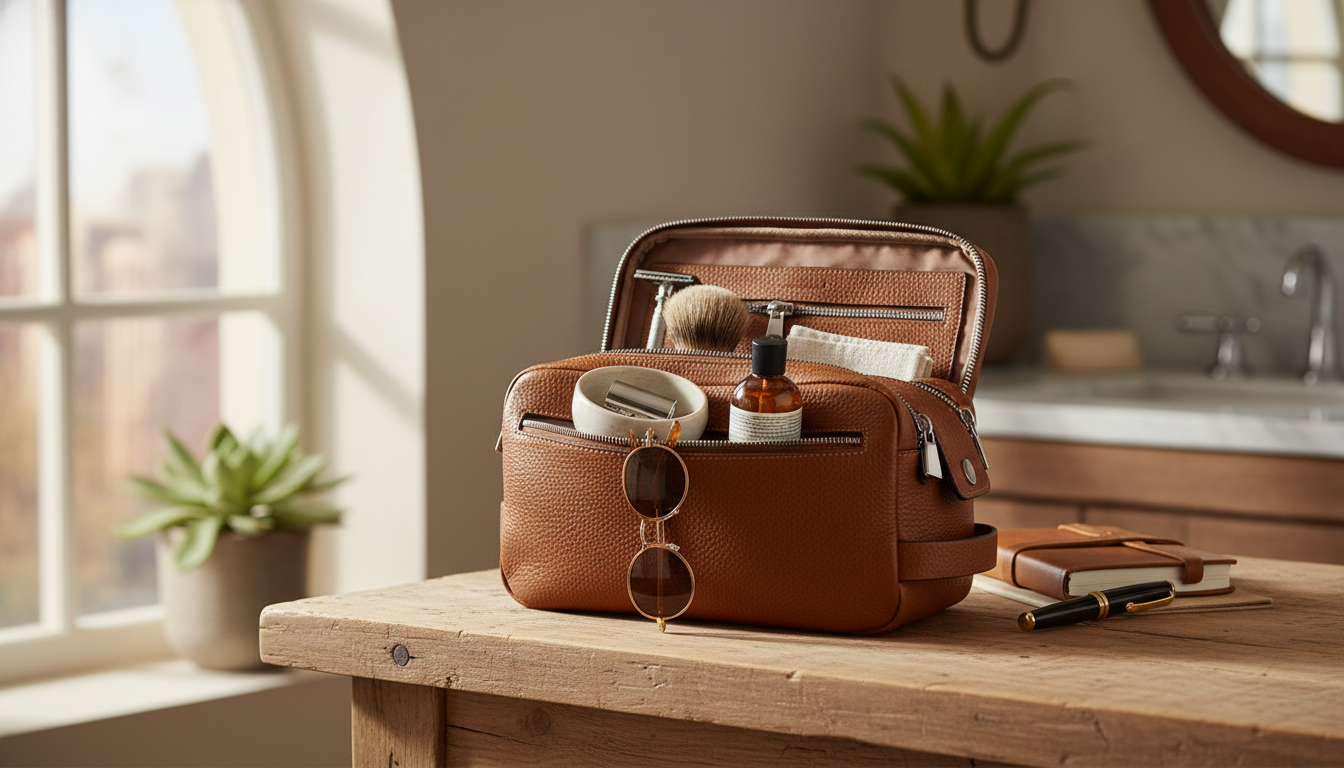 Brunello Cucinelli Double-Zip Leather Beauty Case Guide