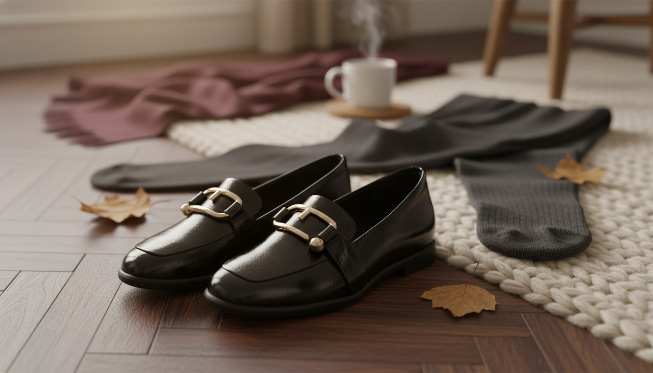 Furla Women’s Black Leather Shoes for Fall & Winter