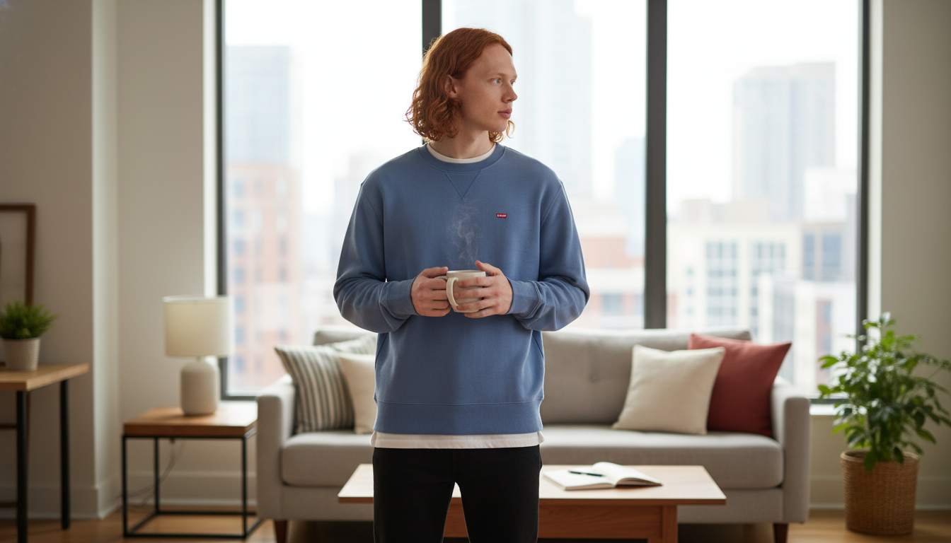 Levi’s Essential Crew Neck Sweatshirt: Simple Daily Layer