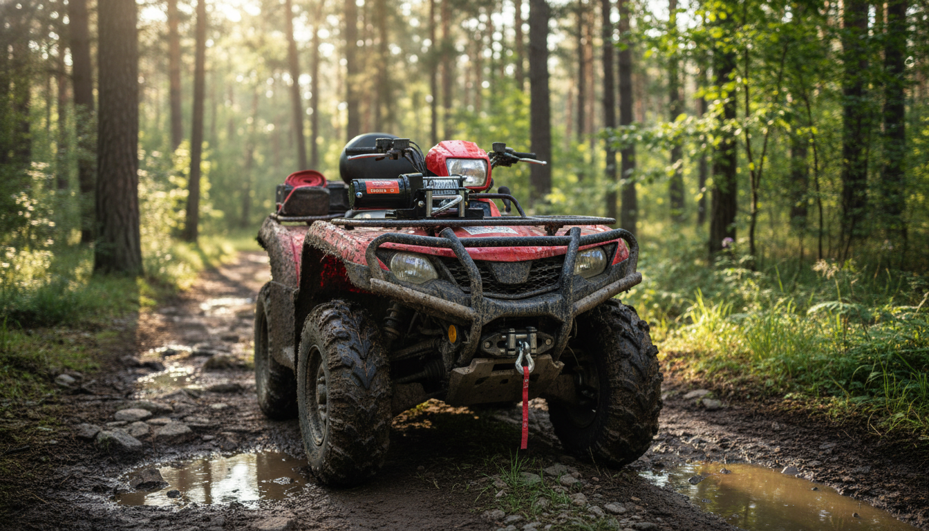 Waterproof ATV/UTV Steel-Cable Winch: Trail Recovery Guide