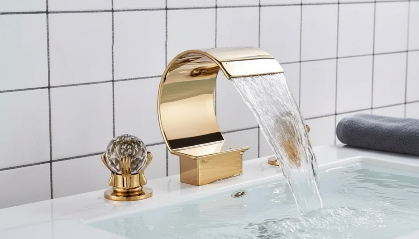 Deck-Mounted 3-Hole Waterfall Basin Faucet Buying Guide