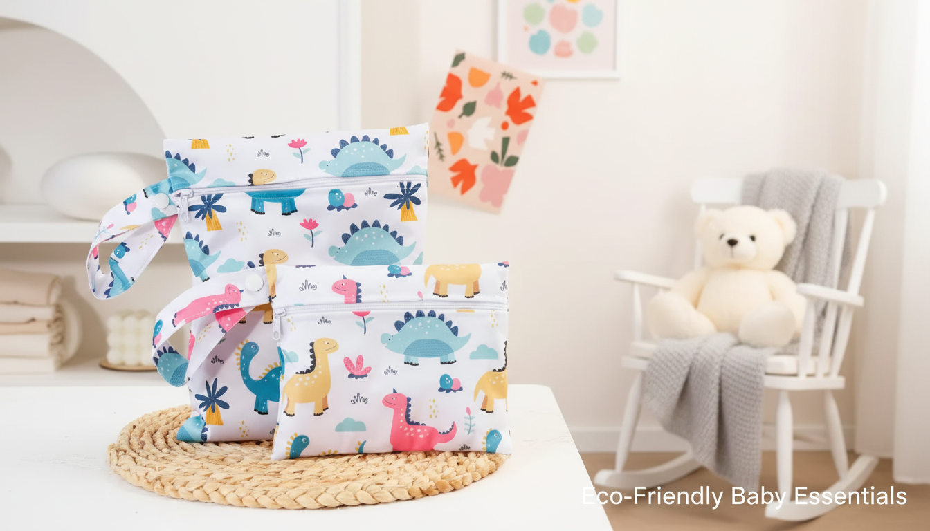 Washable Baby Blanket + Travel Bag: Clean, Ready, Eco