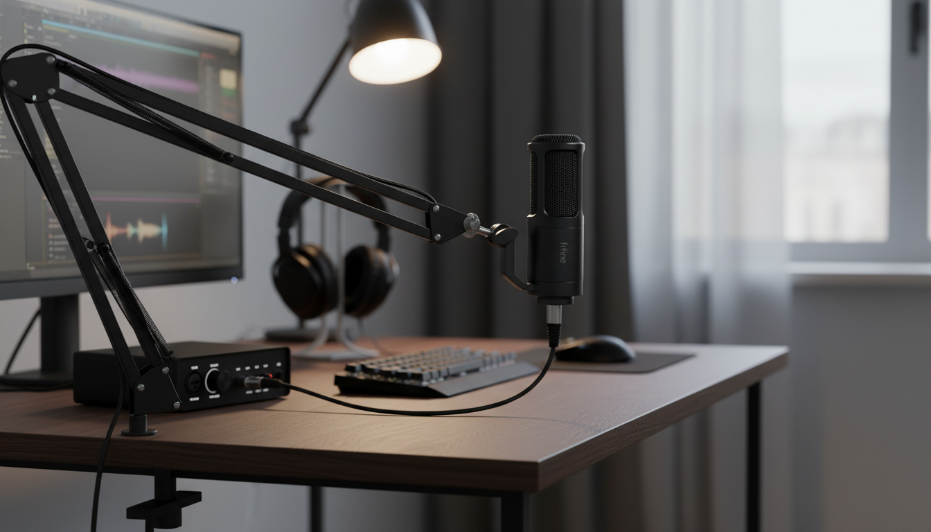 XLR Dynamic Cardioid Mic for Streaming & Studio Voice